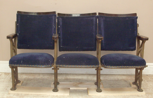 set of 6 deco cincema chairs